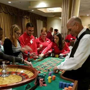 Individual Casino Game - Single Roulette Table with Dealer