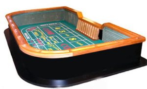 small craps table
