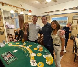 Engagement Party at University Barge Club 2022