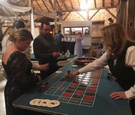 Wedding Reception at The Barn at Reinhardt's Christmas Tree Farm 2022
